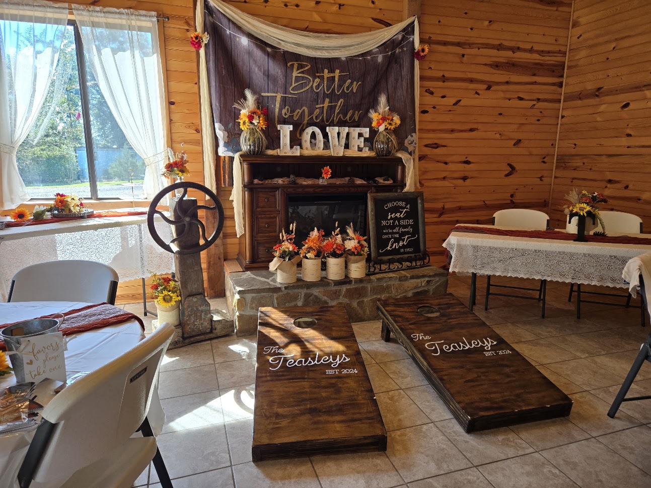 Wedding reception at The Gathering Place in Centre Alabama